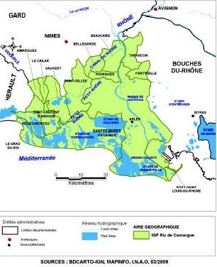 Riz_de_camargue_-_Carte_IGP IGP